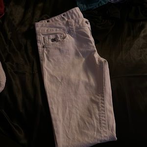 vintage D9 white low waisted wide leg  jeans, never worn